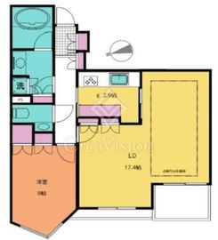 パークコート市ヶ谷ノーブルヒルズ 3階 間取り図