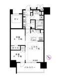 クレヴィア茗荷谷 文京の丘 11階 間取り図