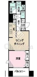 パークウェル秋葉原 8階 間取り図