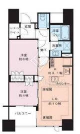 ザ・サンメゾン二番町エルド 6階 間取り図