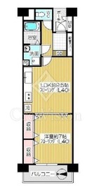 メトロハイツ東陽 6階 間取り図