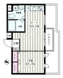 パーク西小山 403 間取り図