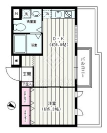 パーク西小山 403 間取り図