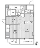 S-RESIDENCE亀戸balm 6階 間取り図