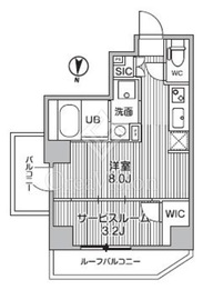 S-RESIDENCE亀戸balm 5階 間取り図