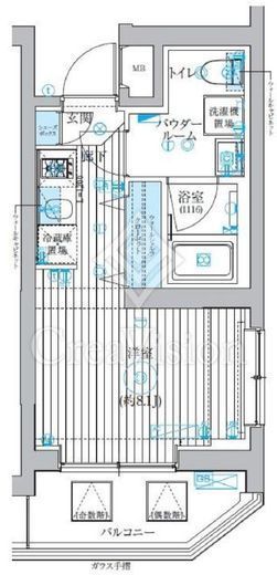 ベルグレード吉野町 207 間取り図