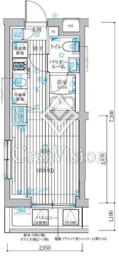 ベルグレード吉野町 501 間取り図