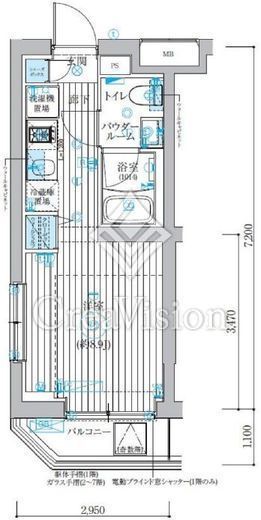 ベルグレード吉野町 704 間取り図