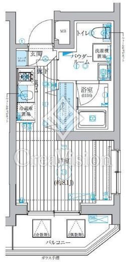 ベルグレード吉野町 707 間取り図