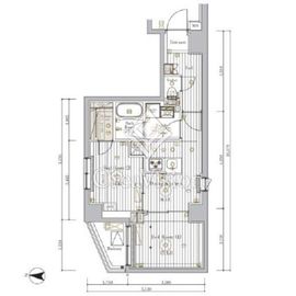 ミライズ錦糸町マーロ 603 間取り図