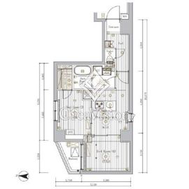 ミライズ錦糸町マーロ 503 間取り図