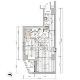 ミライズ錦糸町マーロ 403 間取り図