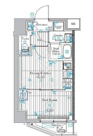 ミライズ錦糸町マーロ 102 間取り図