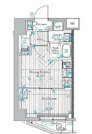 ミライズ錦糸町マーロ 302 間取り図