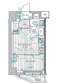 ミライズ錦糸町マーロ 402 間取り図