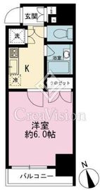 スカイコート秋葉原 9階 間取り図