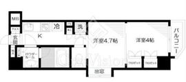 日神デュオステージ新宿若松町 6階 間取り図