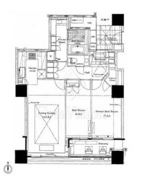 シティタワー四谷 3階 間取り図