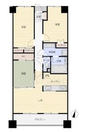ミオカステーロ横濱根岸 6階 間取り図