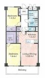 ヴェラハイツ恵比寿 4階 間取り図