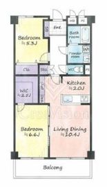 ヴェラハイツ恵比寿 4階 間取り図