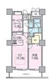 ロイヤルパークスタワー南千住 1217 間取り図
