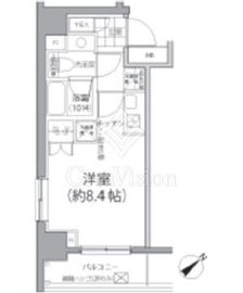 パークハビオ東向島 801 間取り図