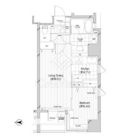 コンフォリア二番町 301 間取り図