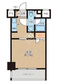 レジディア新横浜 605 間取り図