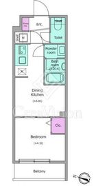 ドゥーエ梅屋敷 503 間取り図