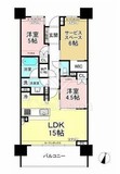 ブランズシティ湘南台 3階 間取り図
