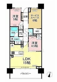 ブランズシティ湘南台 3階 間取り図