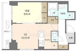 Reframe5 早稲田 6F1 間取り図