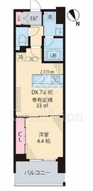 ビイルーム立川 404 間取り図