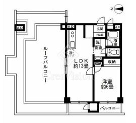 DIKマンション五反田 5階 間取り図