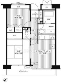 ステラメゾン武蔵小山 5階 間取り図