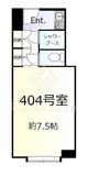 ニューステイトメナー 4階 間取り図