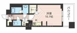 レジデンスシャルマン月島 307 間取り図