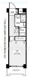 日本橋グリーンハイツ 8階 間取り図
