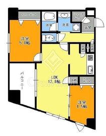ダイナシティ雷門 5階 間取り図