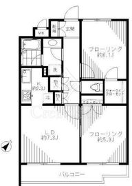 ガーデンヒル恵比寿南 3階 間取り図