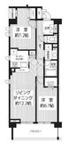 ピエス綱島 402 間取り図