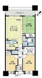 クレストシティタワーズ横浜 4階 間取り図