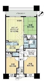 クレストシティタワーズ横浜 4階 間取り図