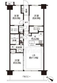 シティテラス横濱新杉田 3階 間取り図