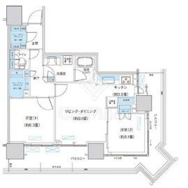 パークシティ柏の葉キャンパス　ザ・ゲートタワー　ウエスト 913 間取り図