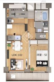 シェル　クレール大森 503 間取り図