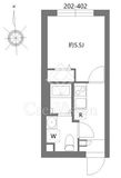 シティウォーク荏原中延 402 間取り図