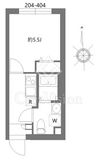 シティウォーク荏原中延 204 間取り図