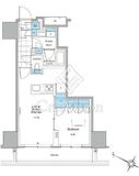 ルフォンプログレ北新宿 803 間取り図